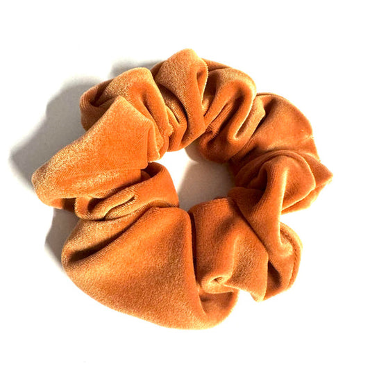 Chouchou en velours - Rouille