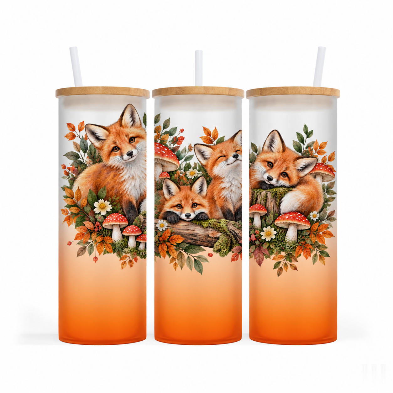 Verre givré 25 oz - Renard & Champignon