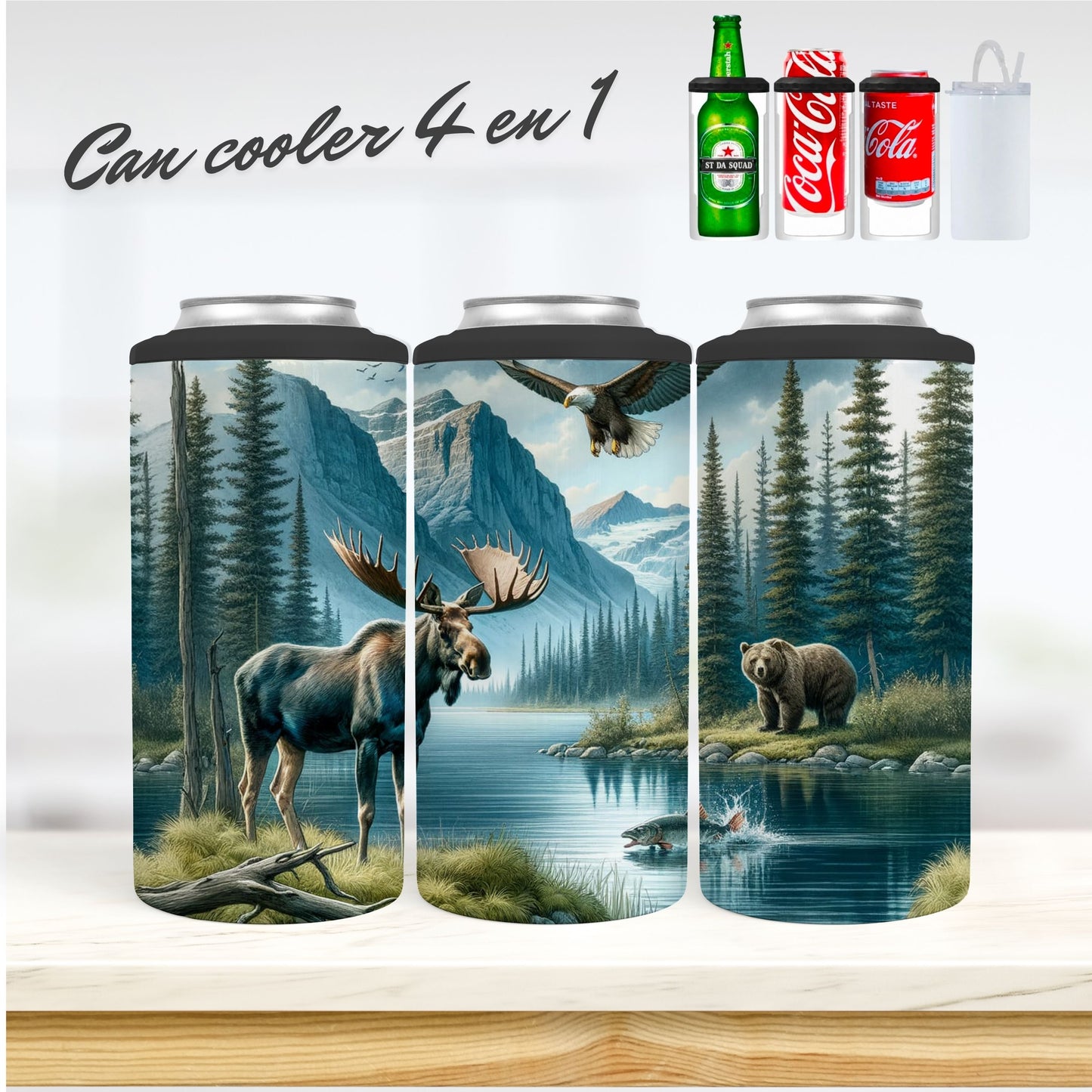 CAN COOLER 4 en 1 - Paysage