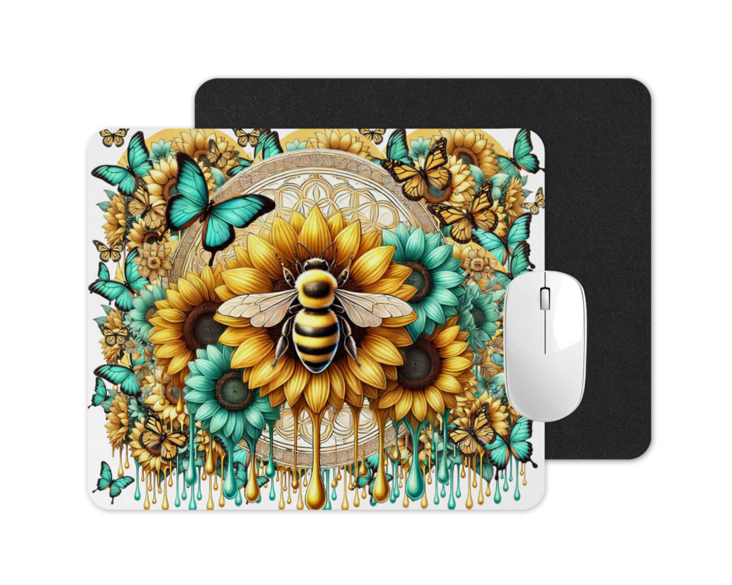 Tapis de souris - Abeille Tournesol