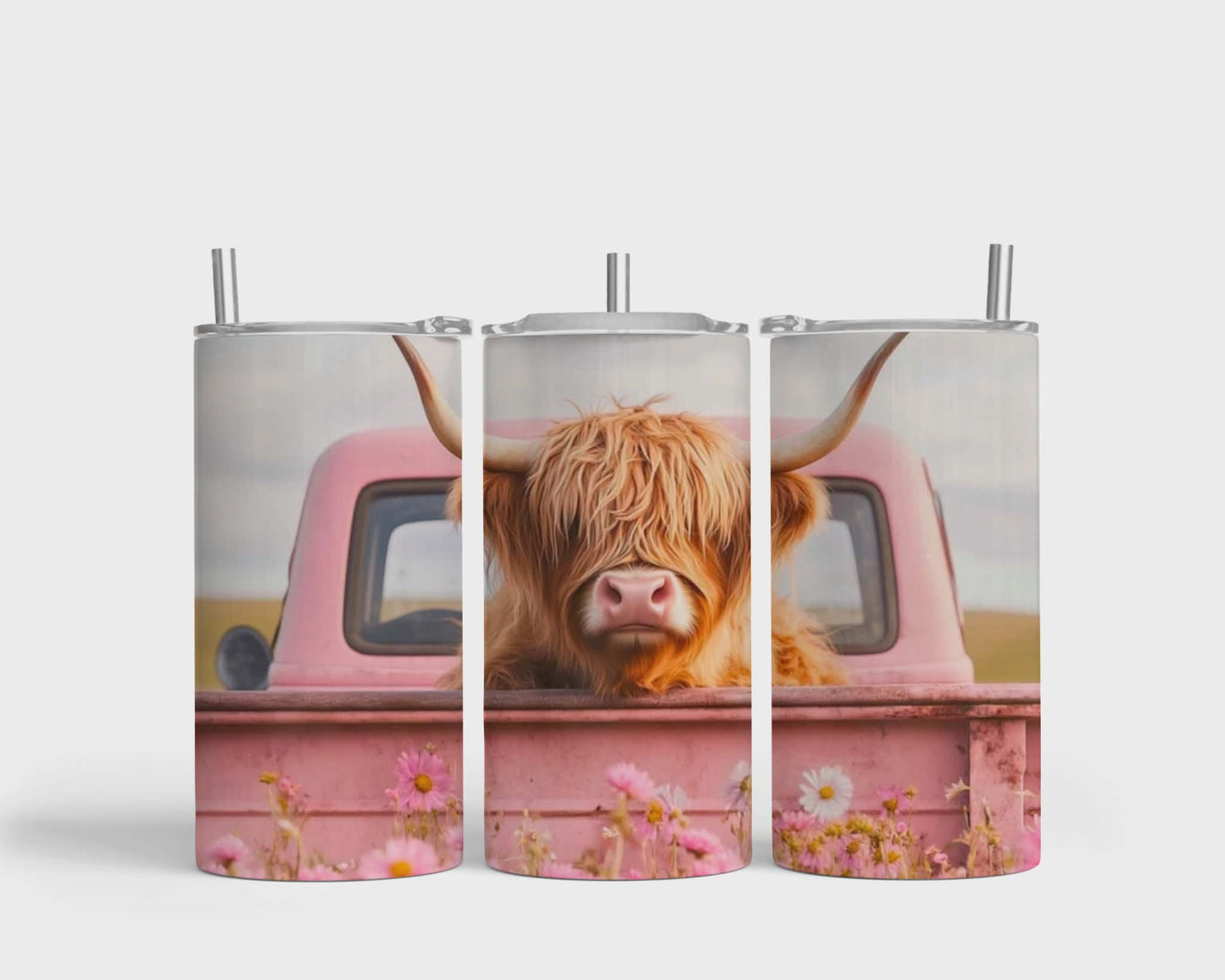 Tumbler isotherme 12 oz - Vache et camion
