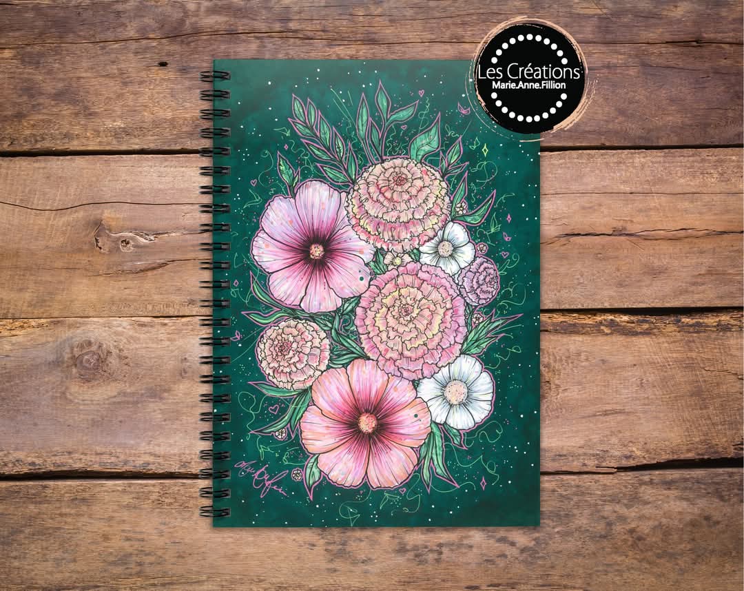 Cahier de note par Marie-Anne Fillions