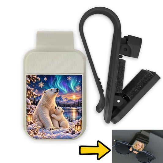 Porte-lunette pour voiture - Ours polaire