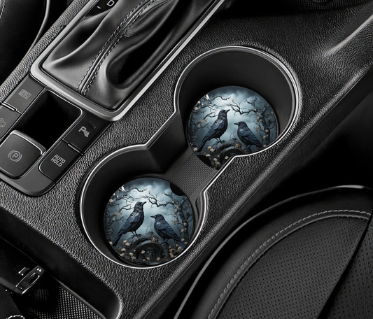 Sous-verre auto - Corbeau