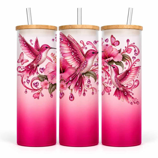 Verre givré 25 oz - Colibris