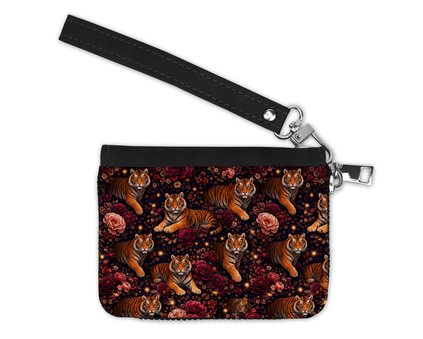Petit Porte-Monnaie - Tigre et rose