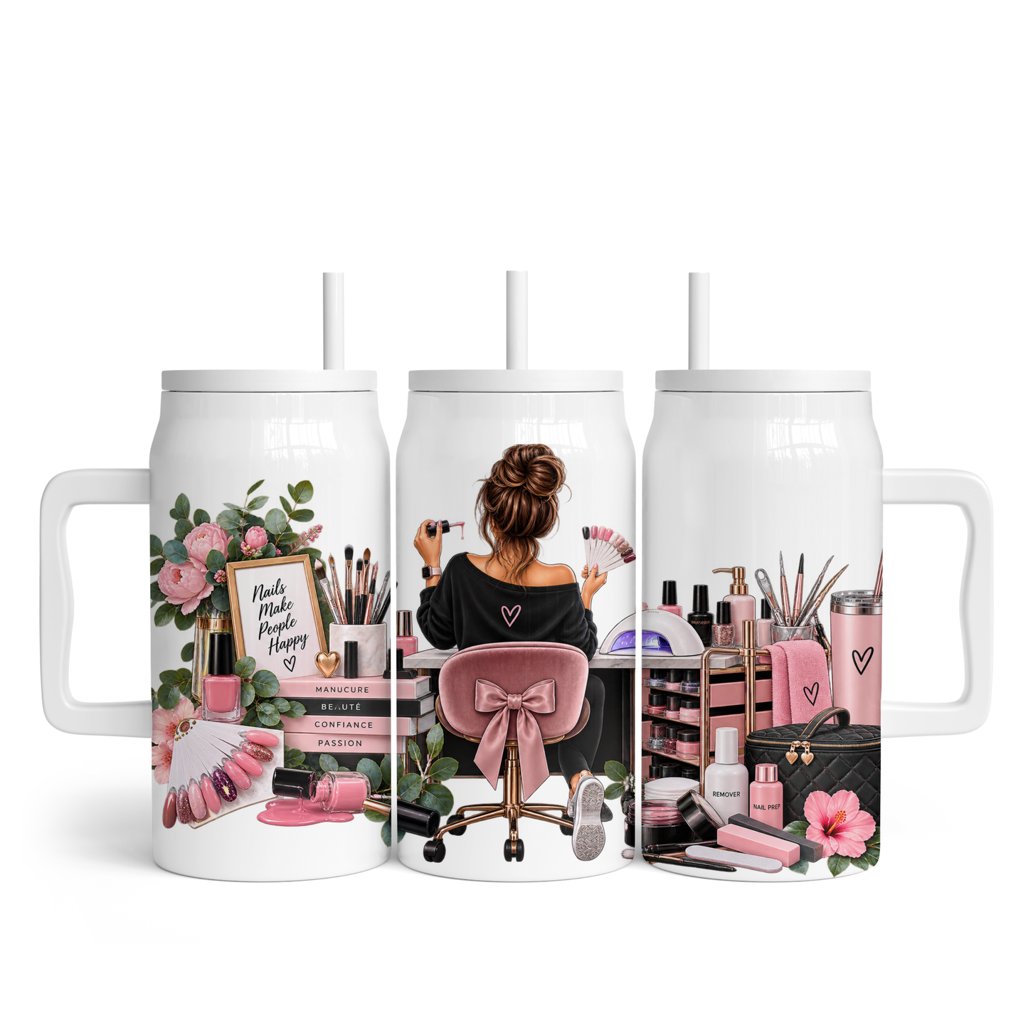 Tasse isotherme 50 oz - Pose d'ongles