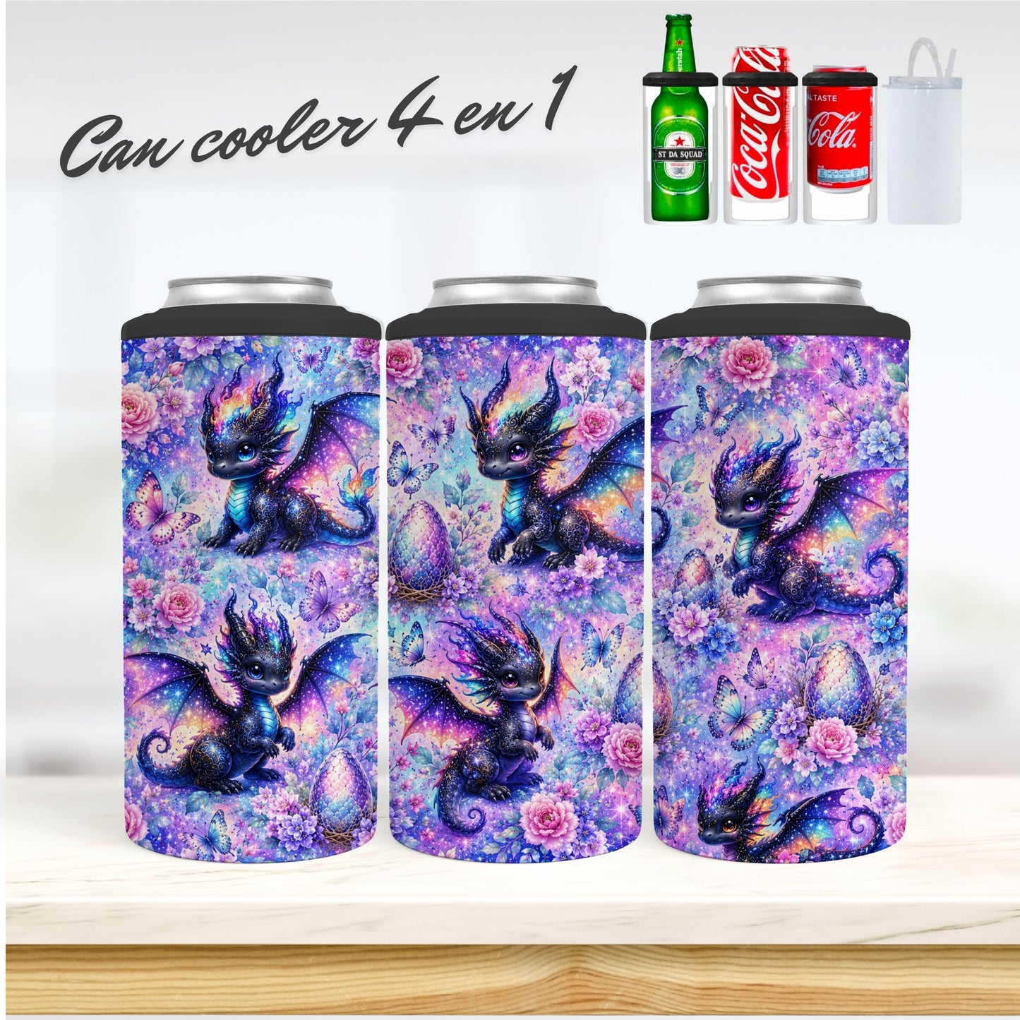 CAN COOLER 4 en 1 - Dragons