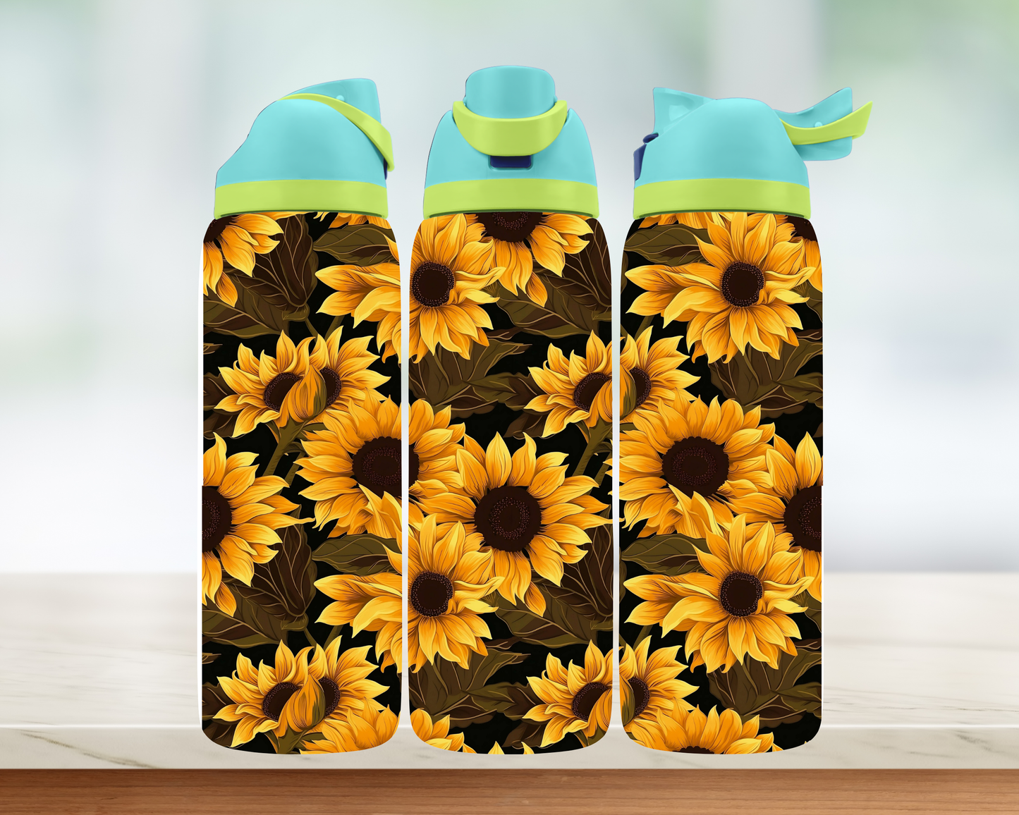 Bouteille style Owala - Tournesol