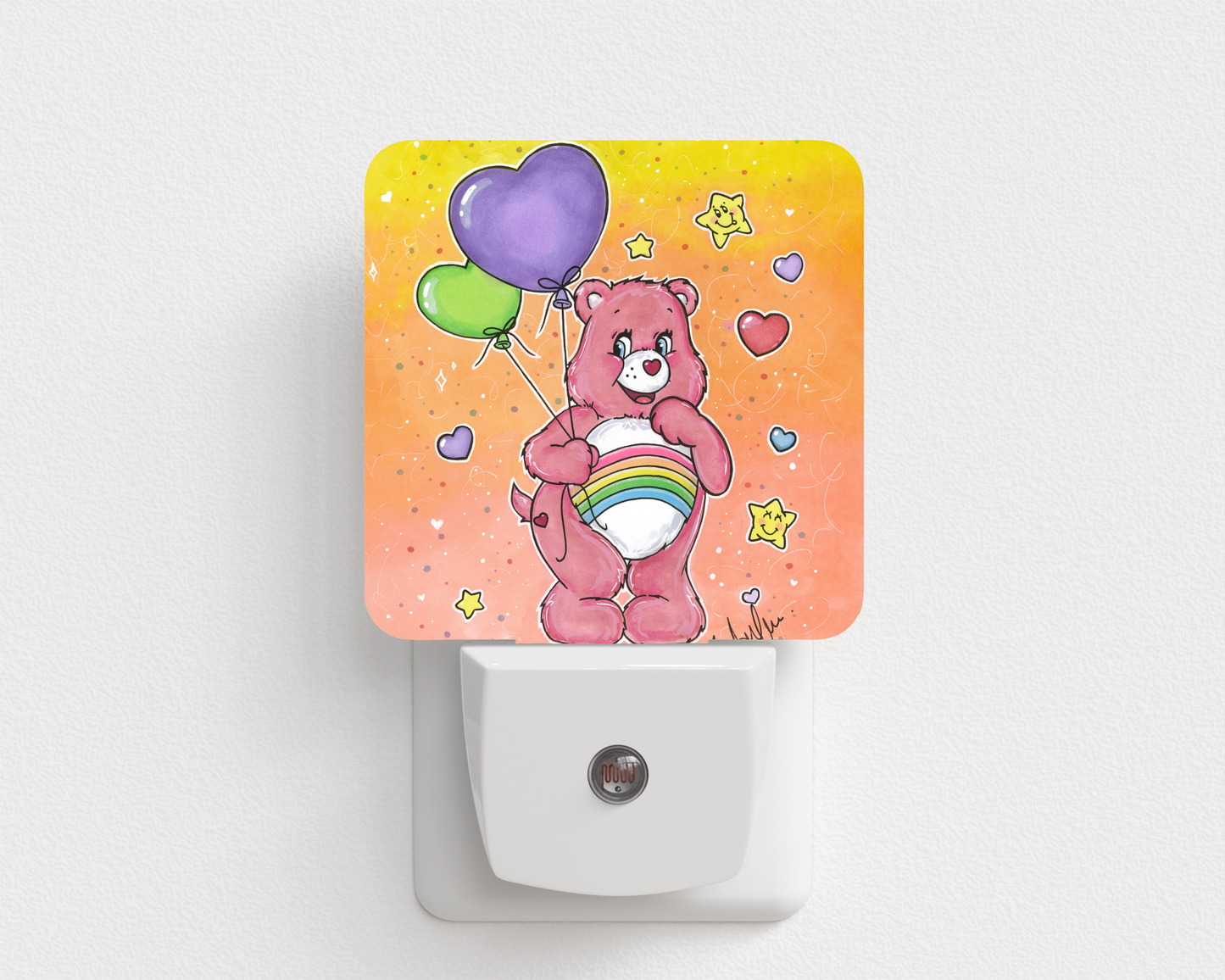 Veilleuse avec image par Marie-Anne Fillions