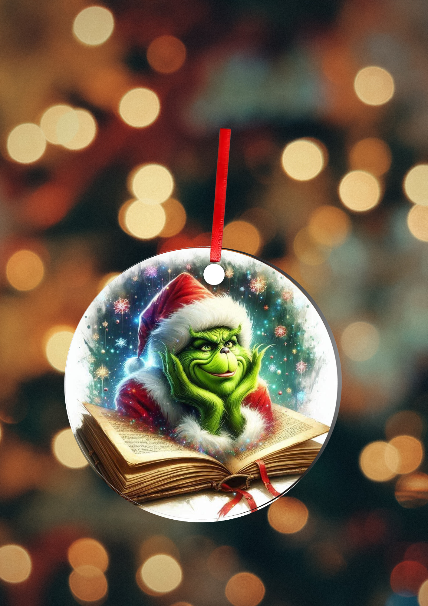 Boule de Noël  - Bleu & Vert