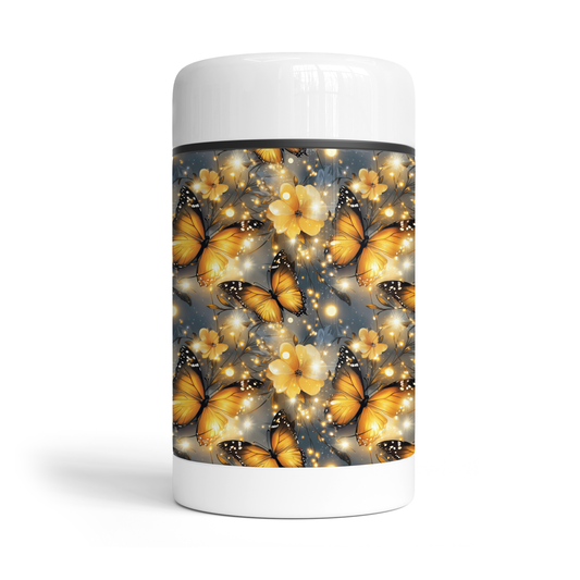 Thermos repas - Papillons jaunes
