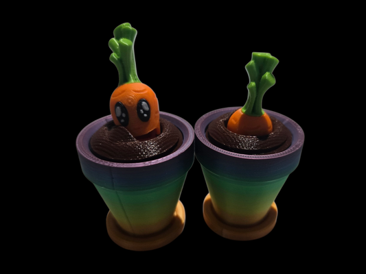 Carotte timide en 3D (flexi)