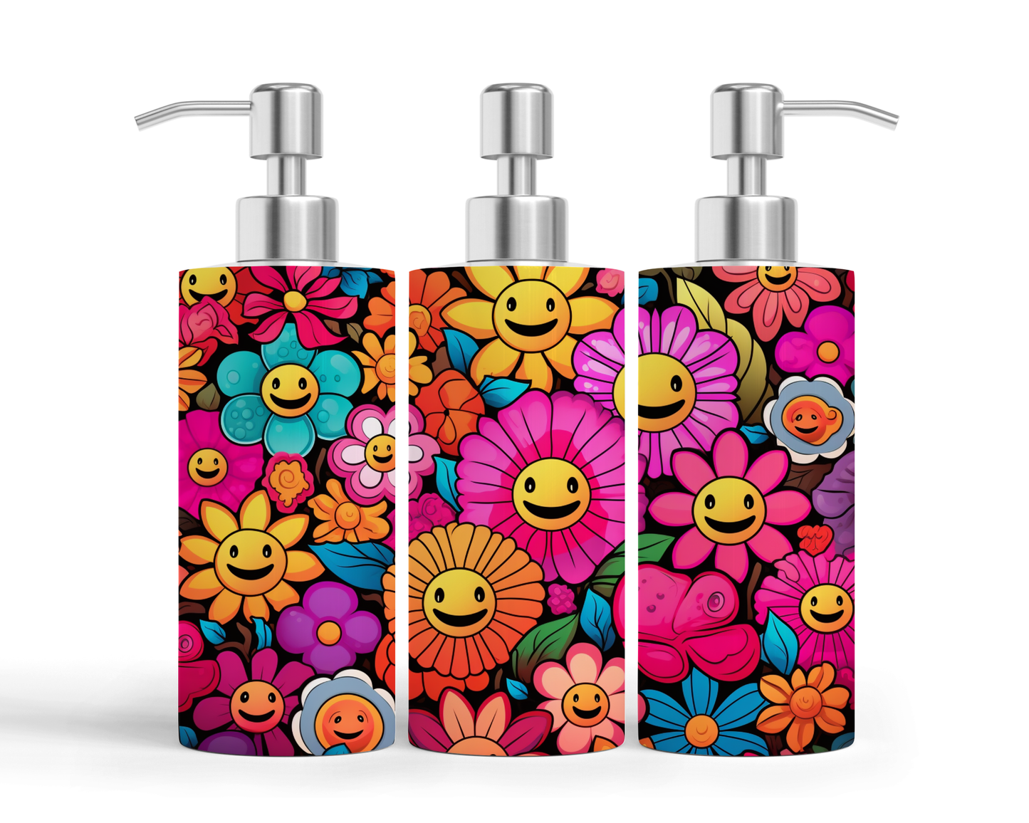 Pompe à savon - Fleurs Souriantes