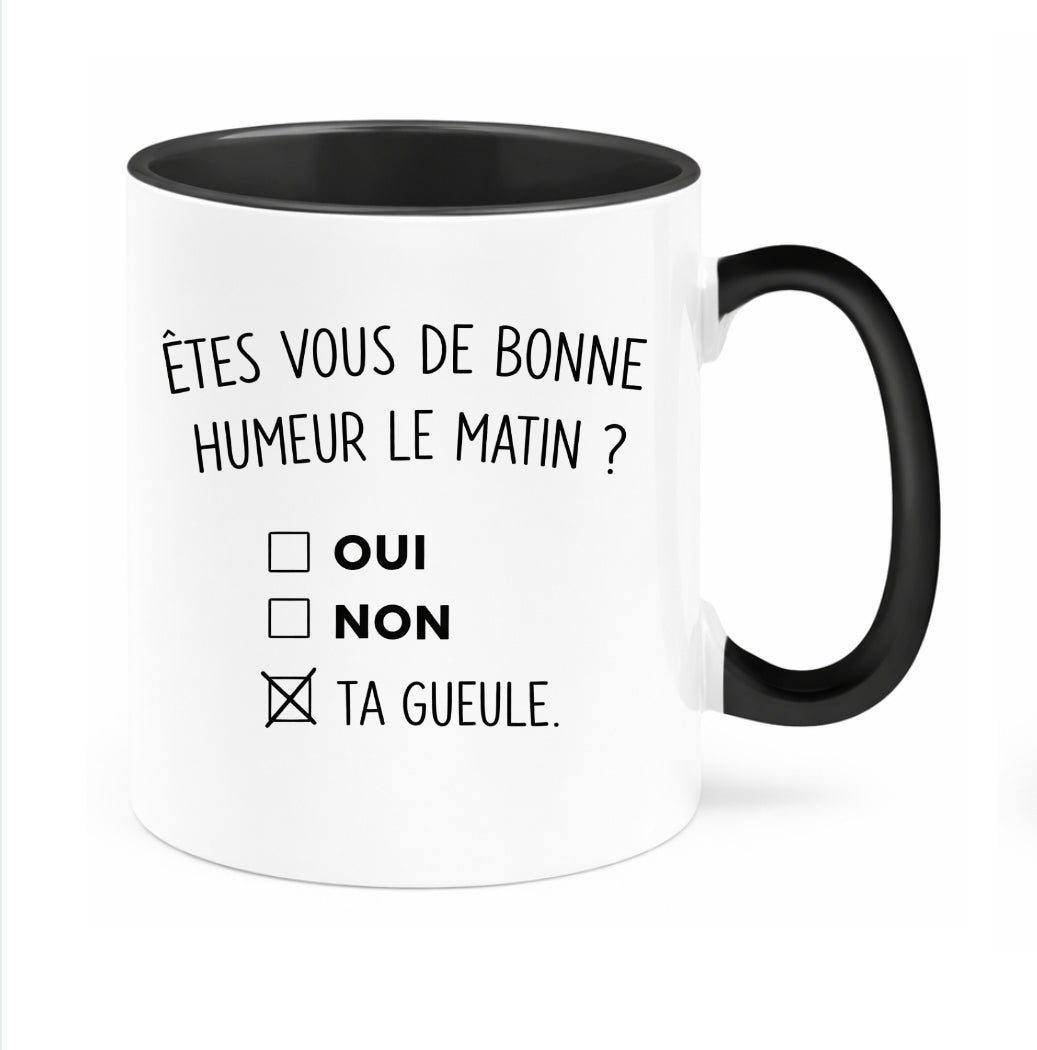 ☕ Tasse à café régulière - Tagueule