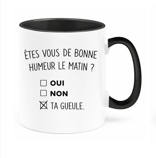 ☕ Tasse à café régulière - Tagueule