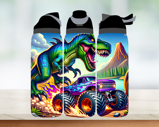 Bouteille style Owala - Dino Truck