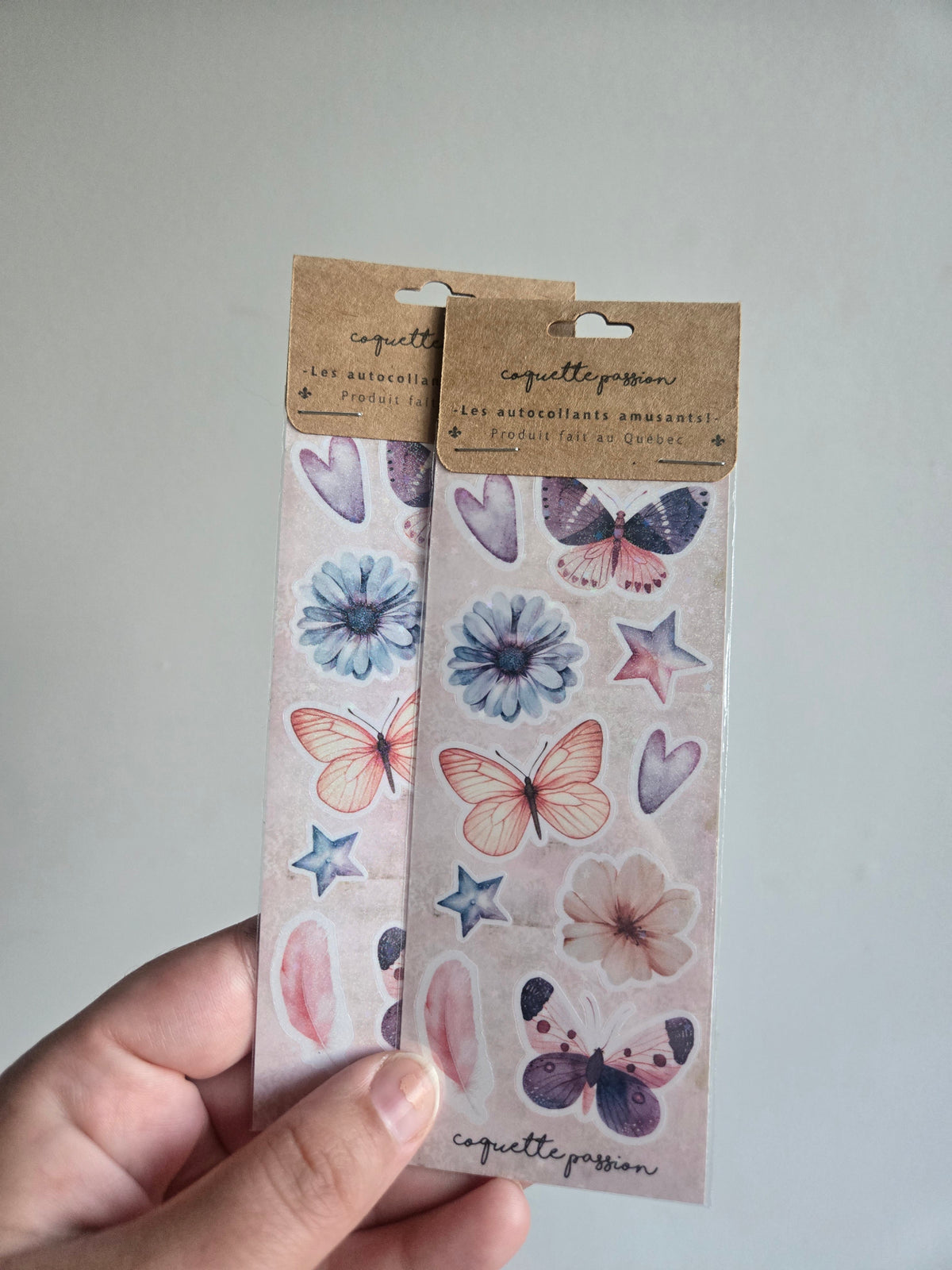 Jolis autocollants par Coquette et passion