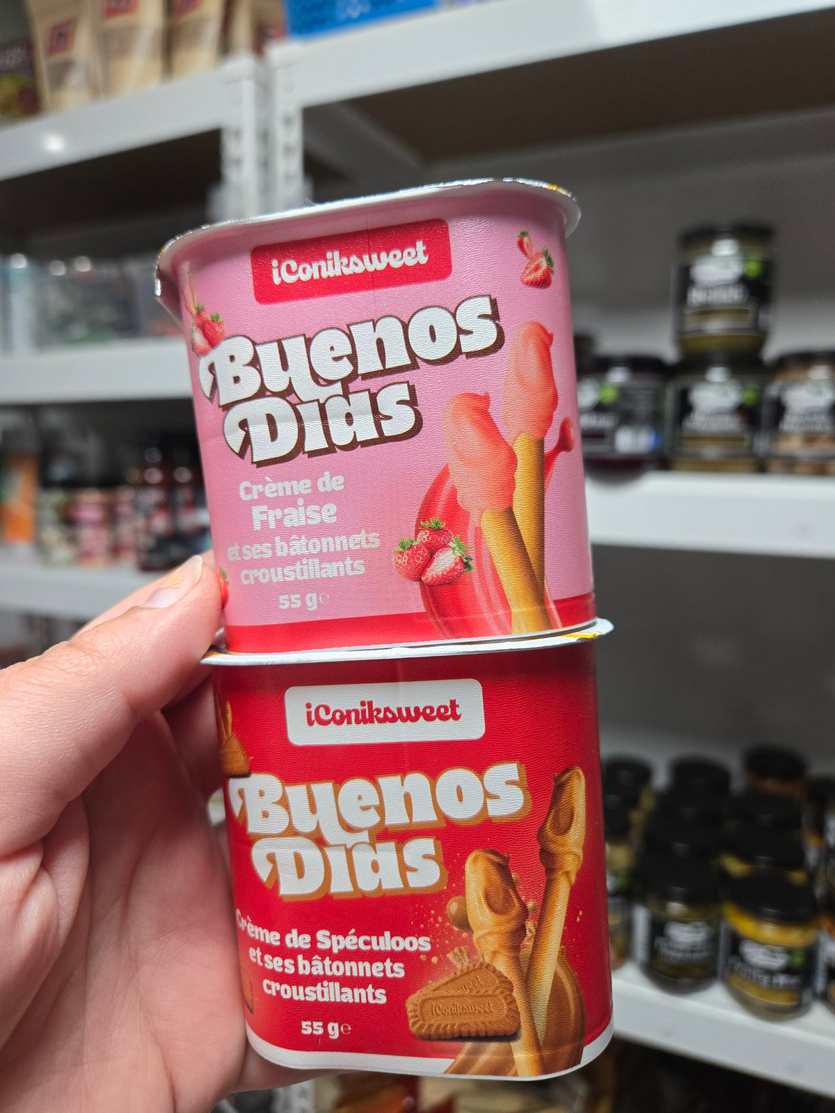 🍓 Buenos Dip – Crème gourmande & bâtonnets croustillants