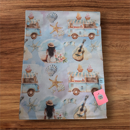 Serviette plage musique par Soso