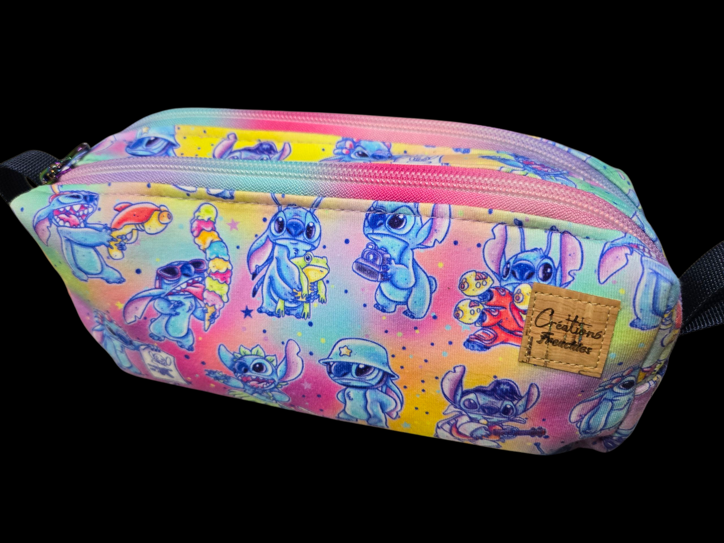 Étui double - Bleu coloré