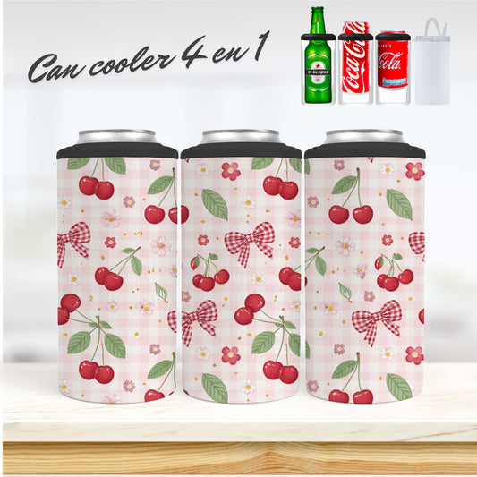 CAN COOLER 4 en 1 - Cerises