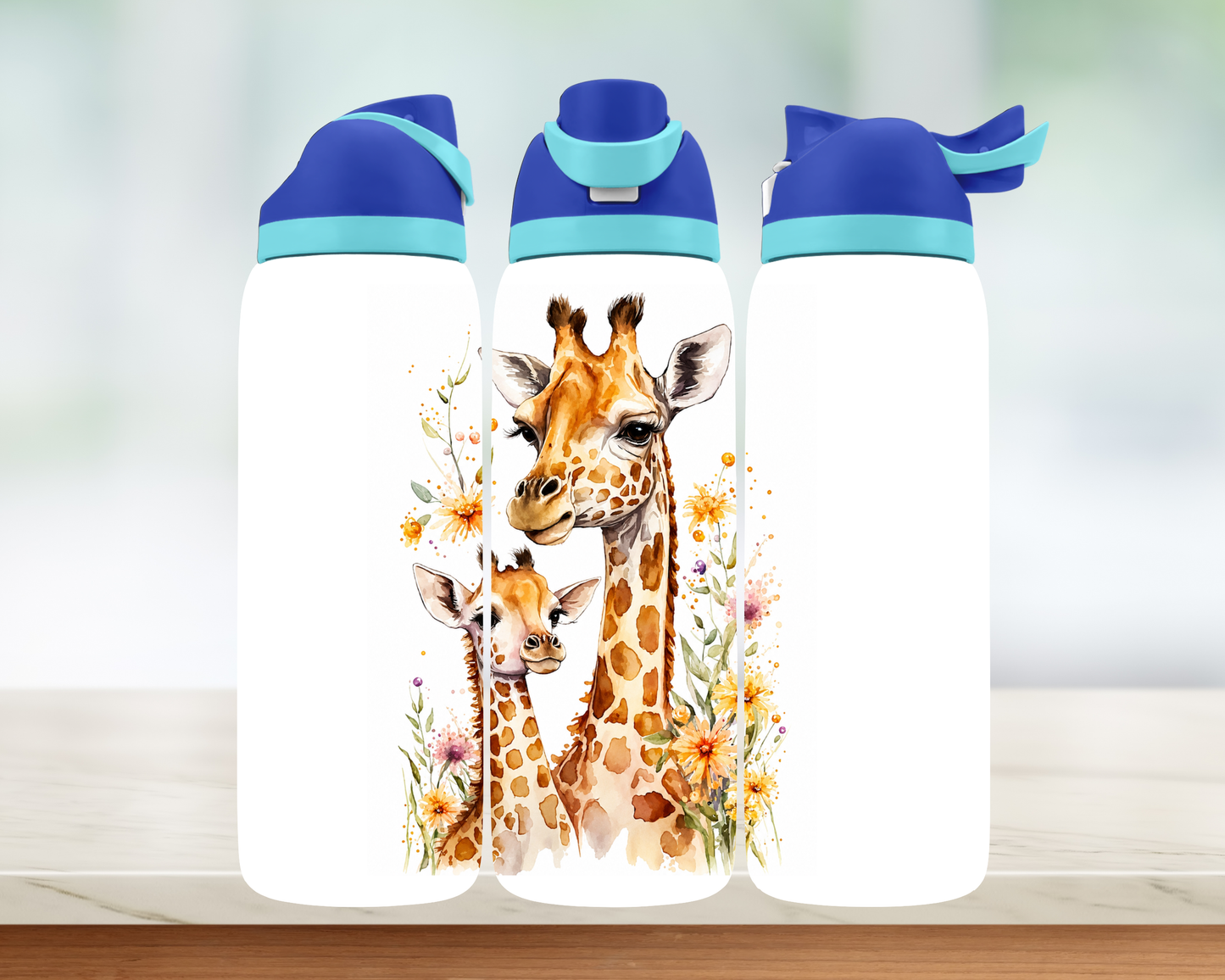 Bouteille style Owala - Girafe