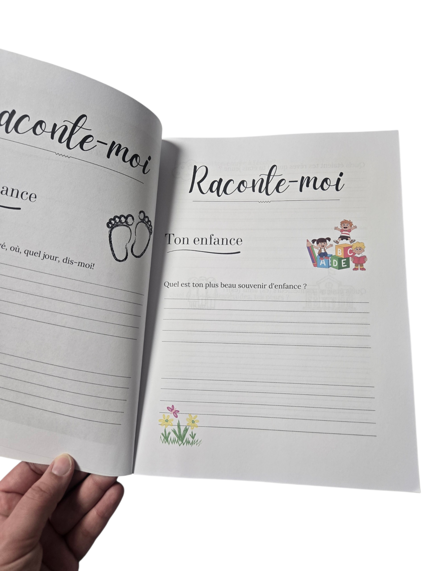 Cahier - Raconte moi