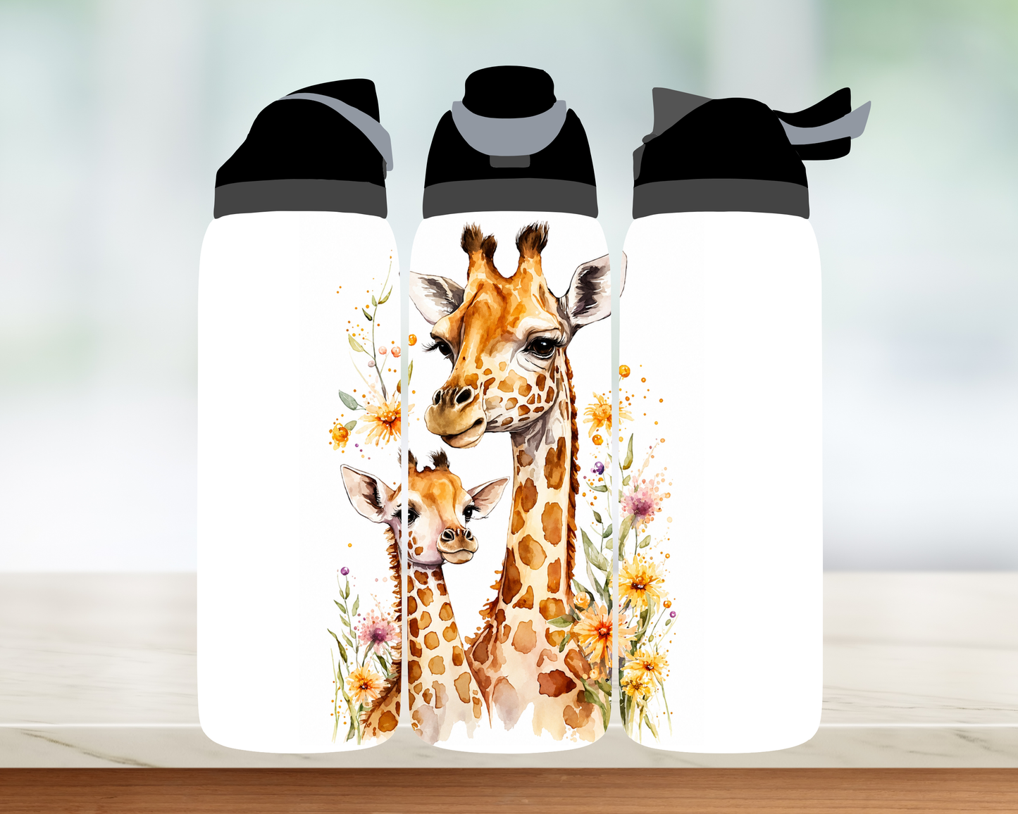 Bouteille style Owala - Girafe