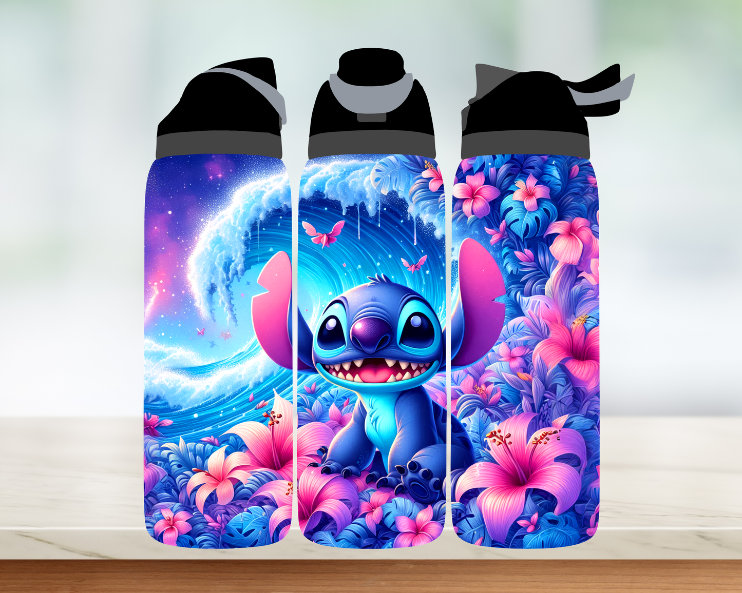 Bouteille style Owala - Alien vague
