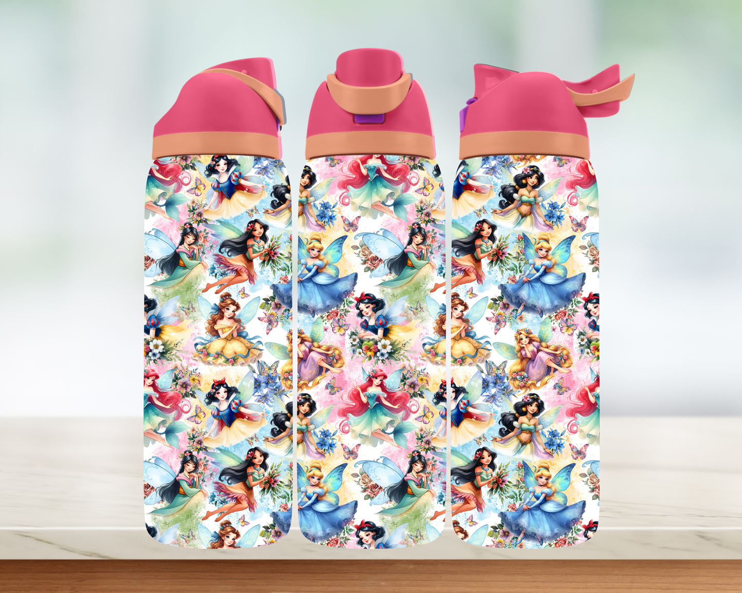 Bouteille style Owala - Princesses