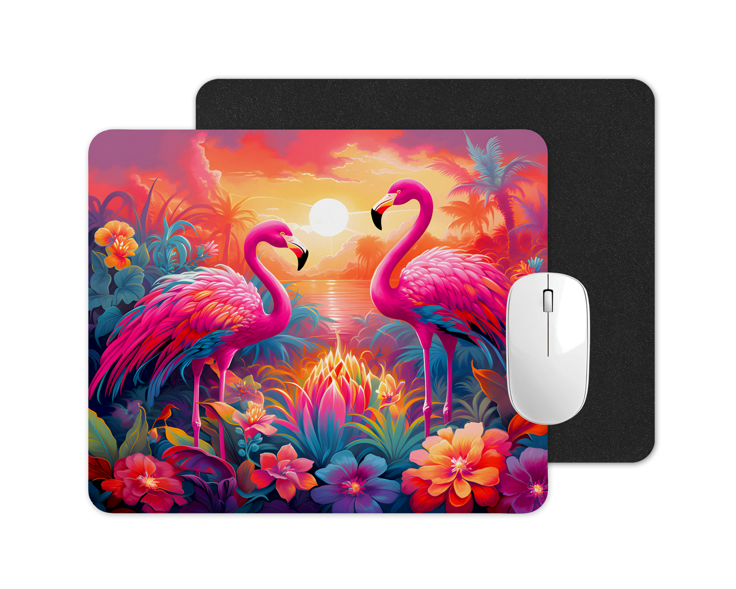 Tapis de souris - Flamant rose