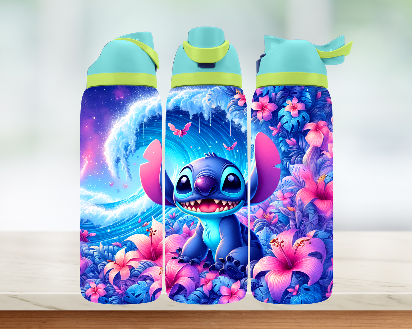 Bouteille style Owala - Alien vague