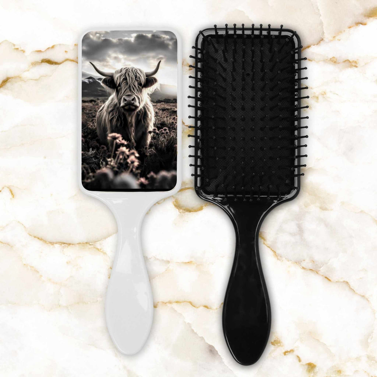 Brosse à cheveux - Vache Highland