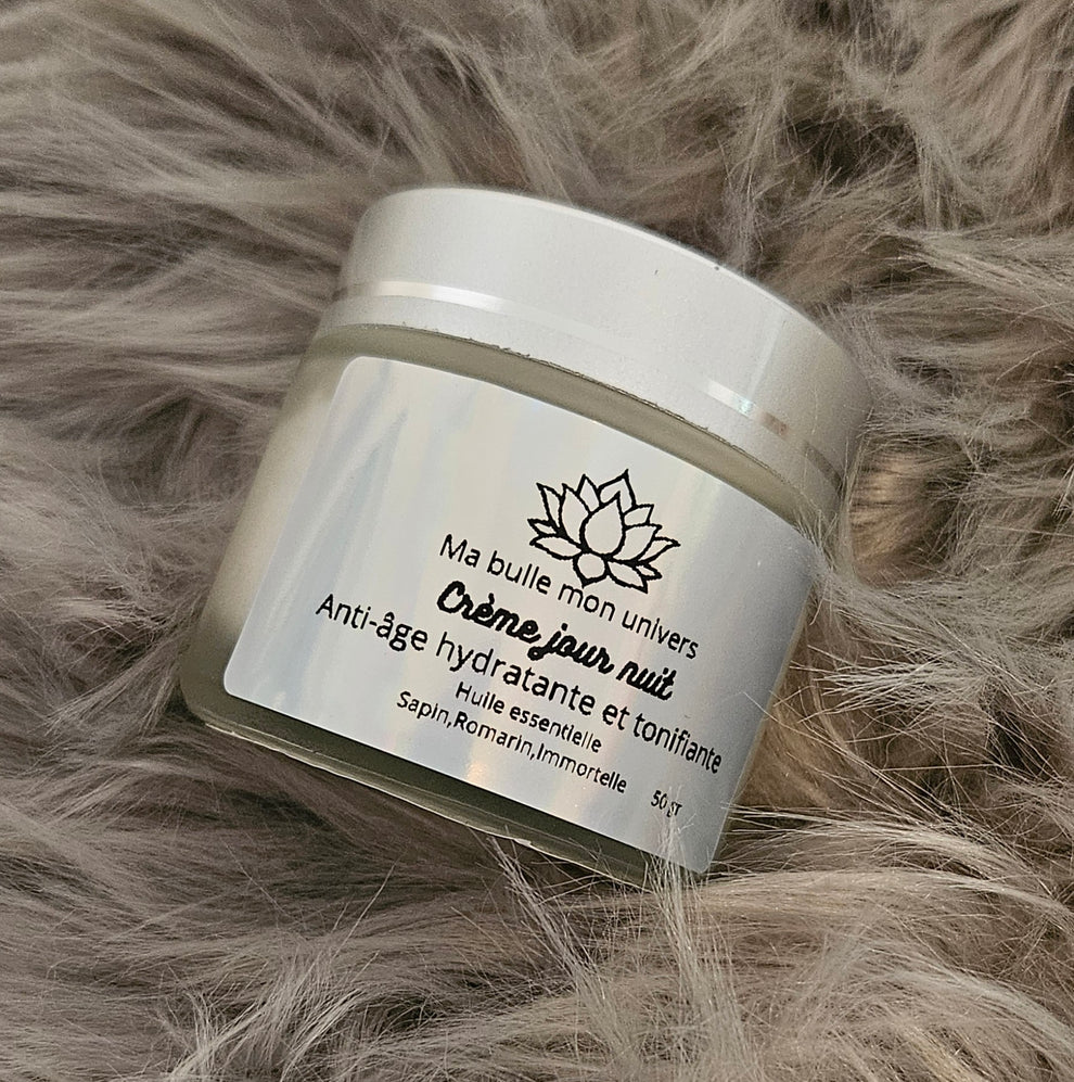 Crème de jour avec huiles essentielles - Par ma bulle