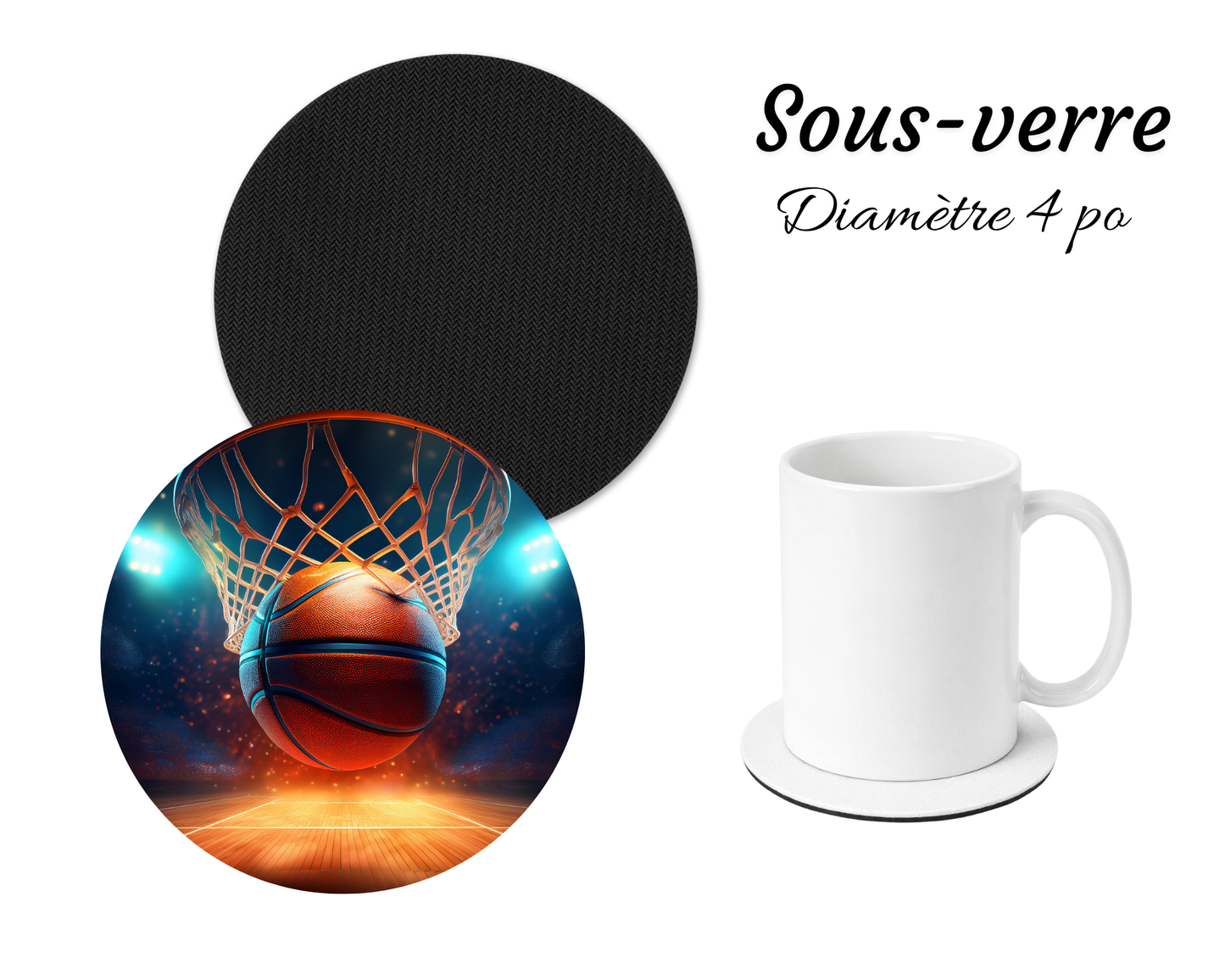 Sous-verre - Basket