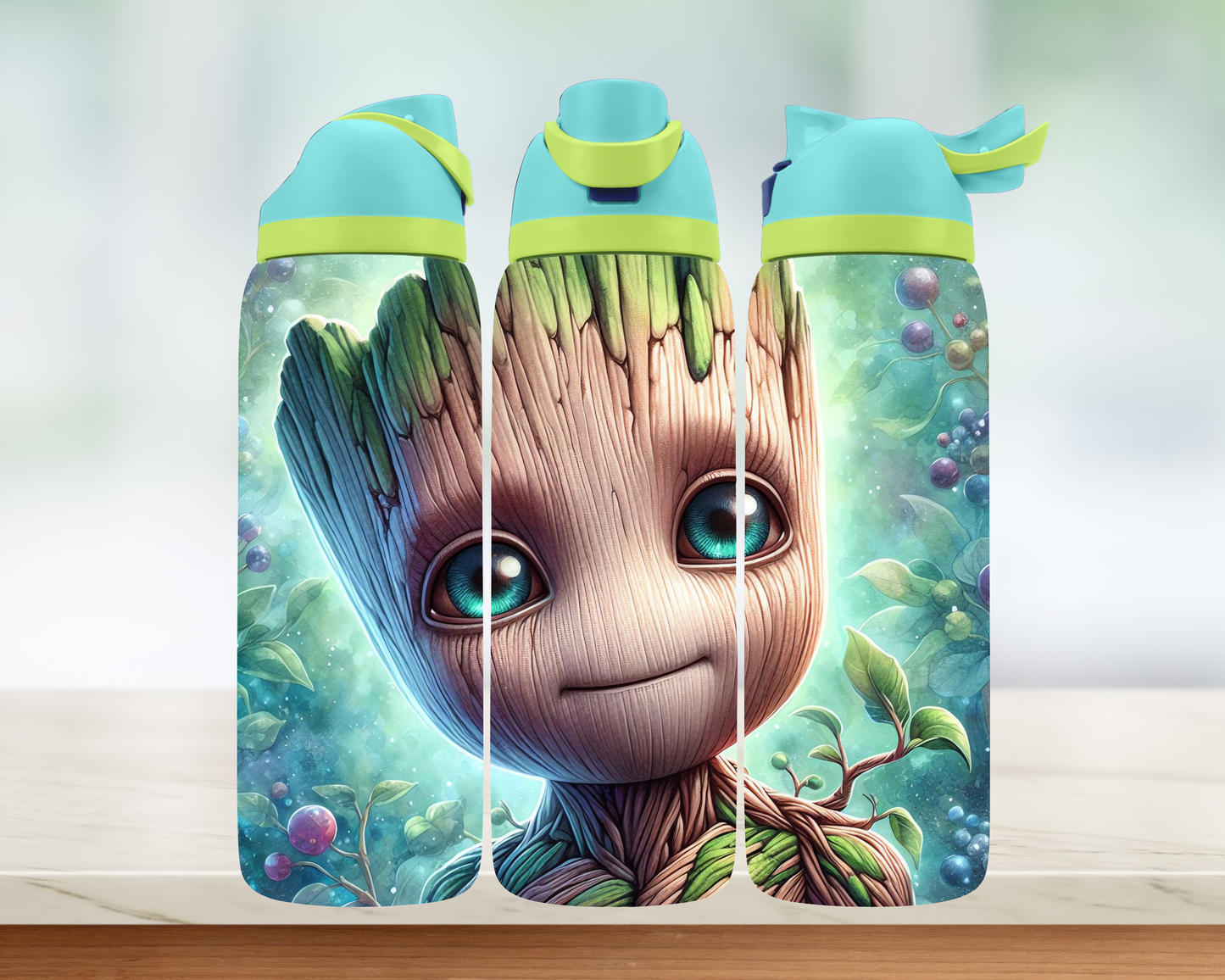 Bouteille style Owala - Homme Arbre
