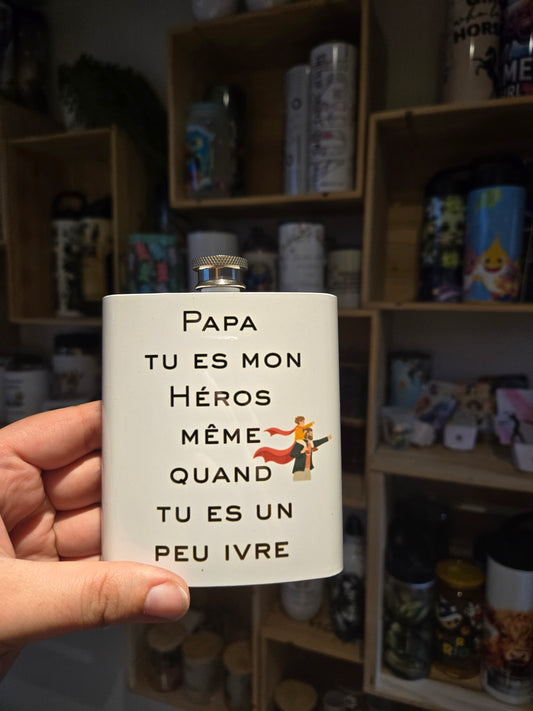 Flasque alcool personnalisée