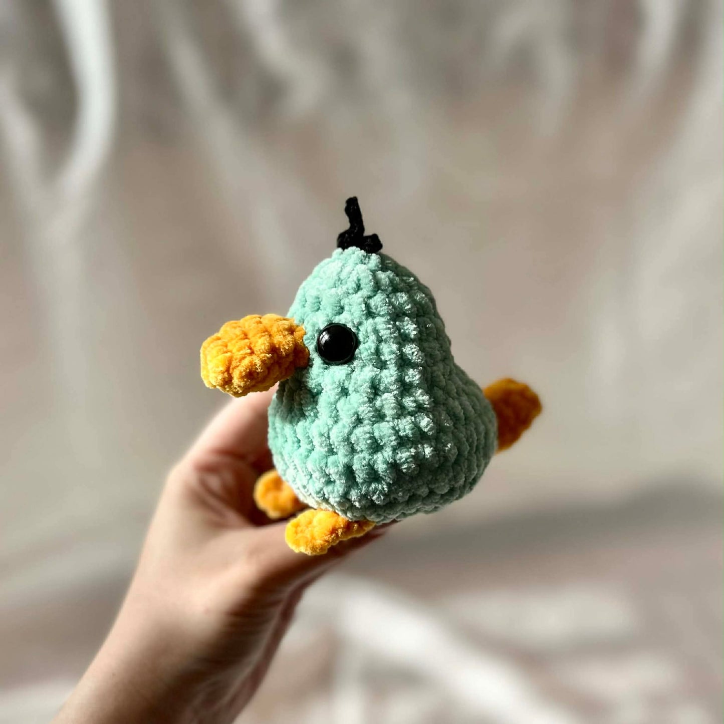 Oiseau en tricot
