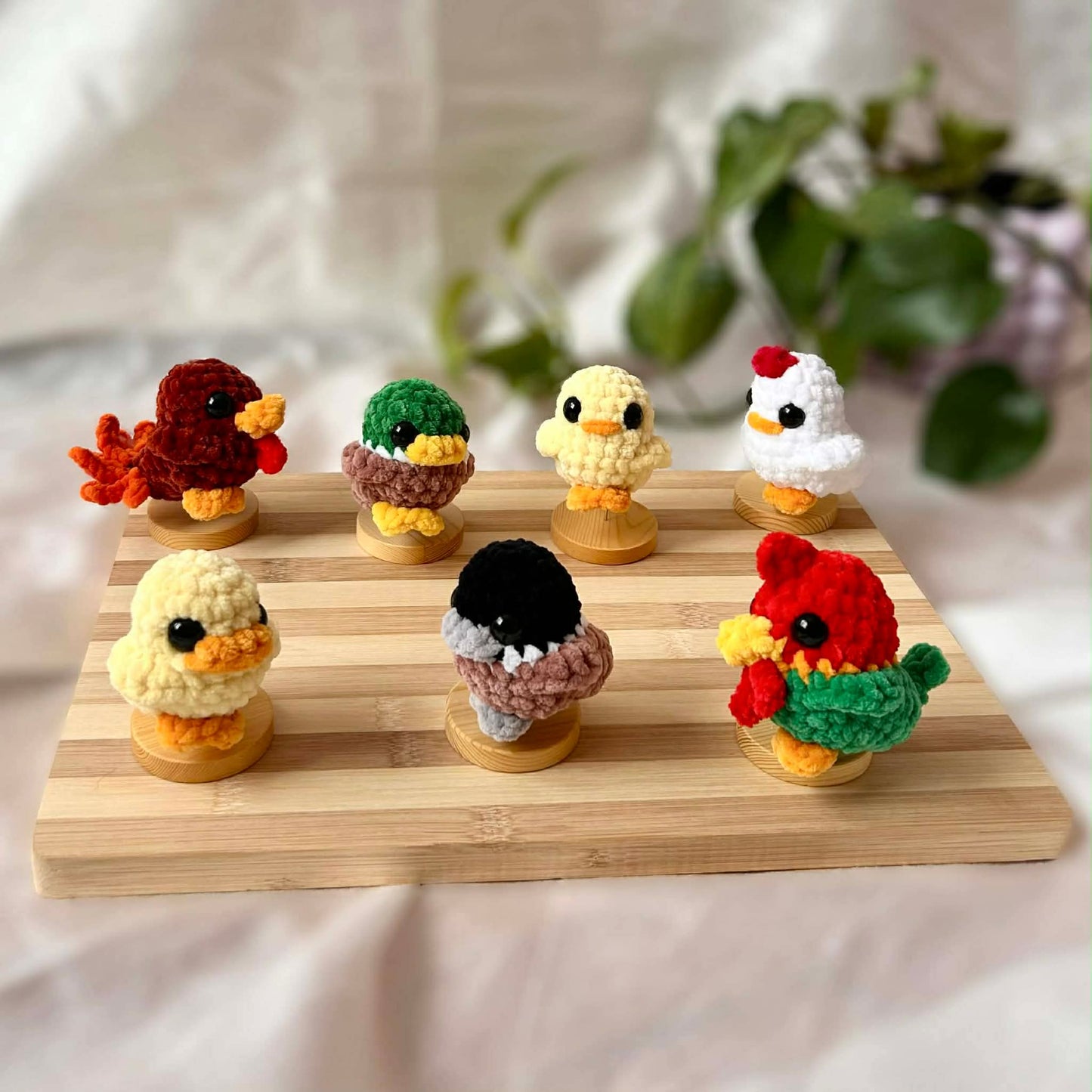 Petites poules en tricot