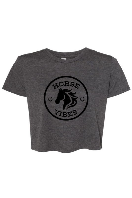 Croc top - Horses Vibes gris