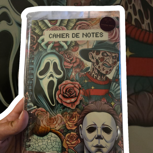 Cahier de note - Horreur fleuri