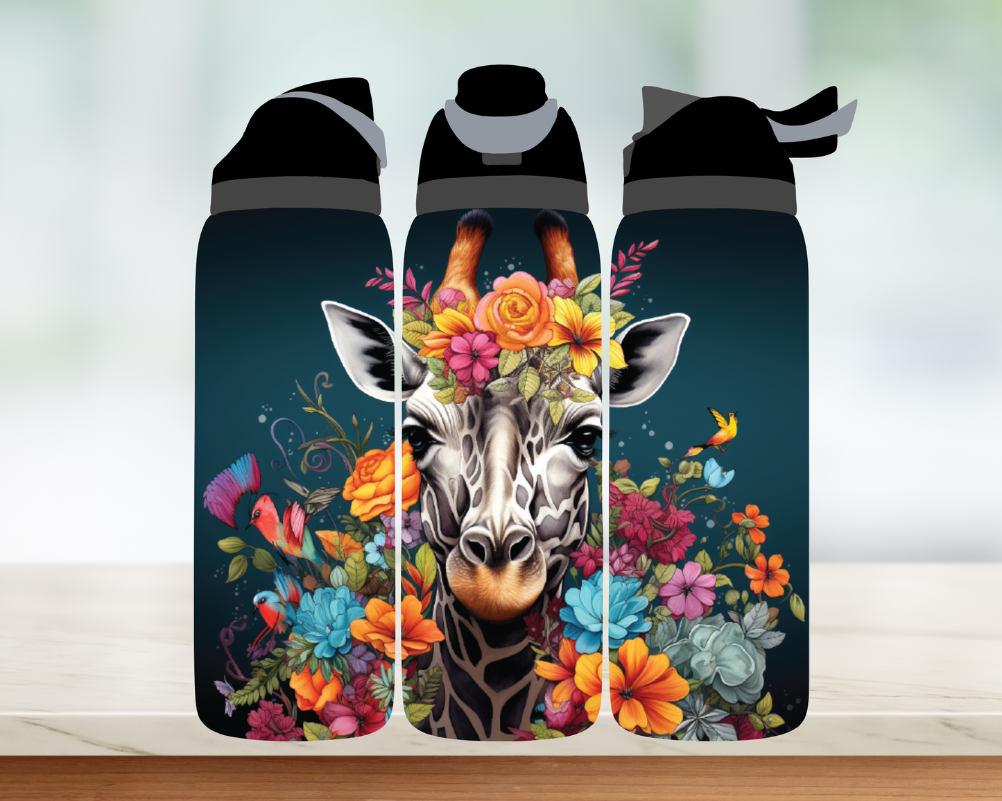 Bouteille style Owala - Girafe