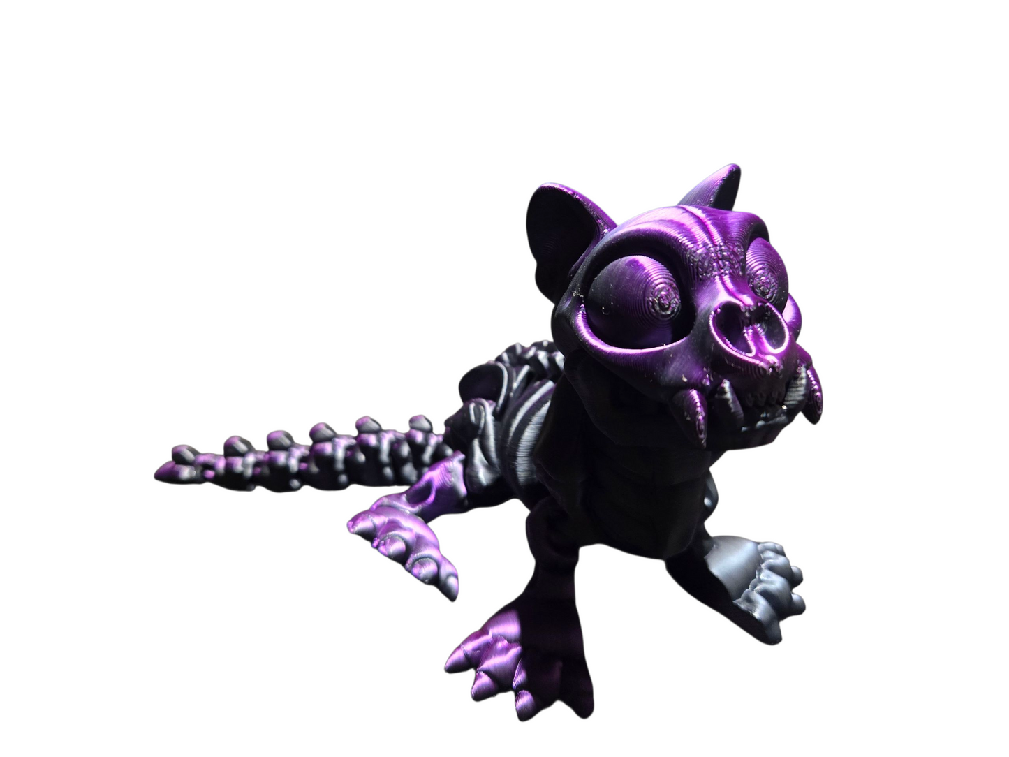 Chat crâne articulé