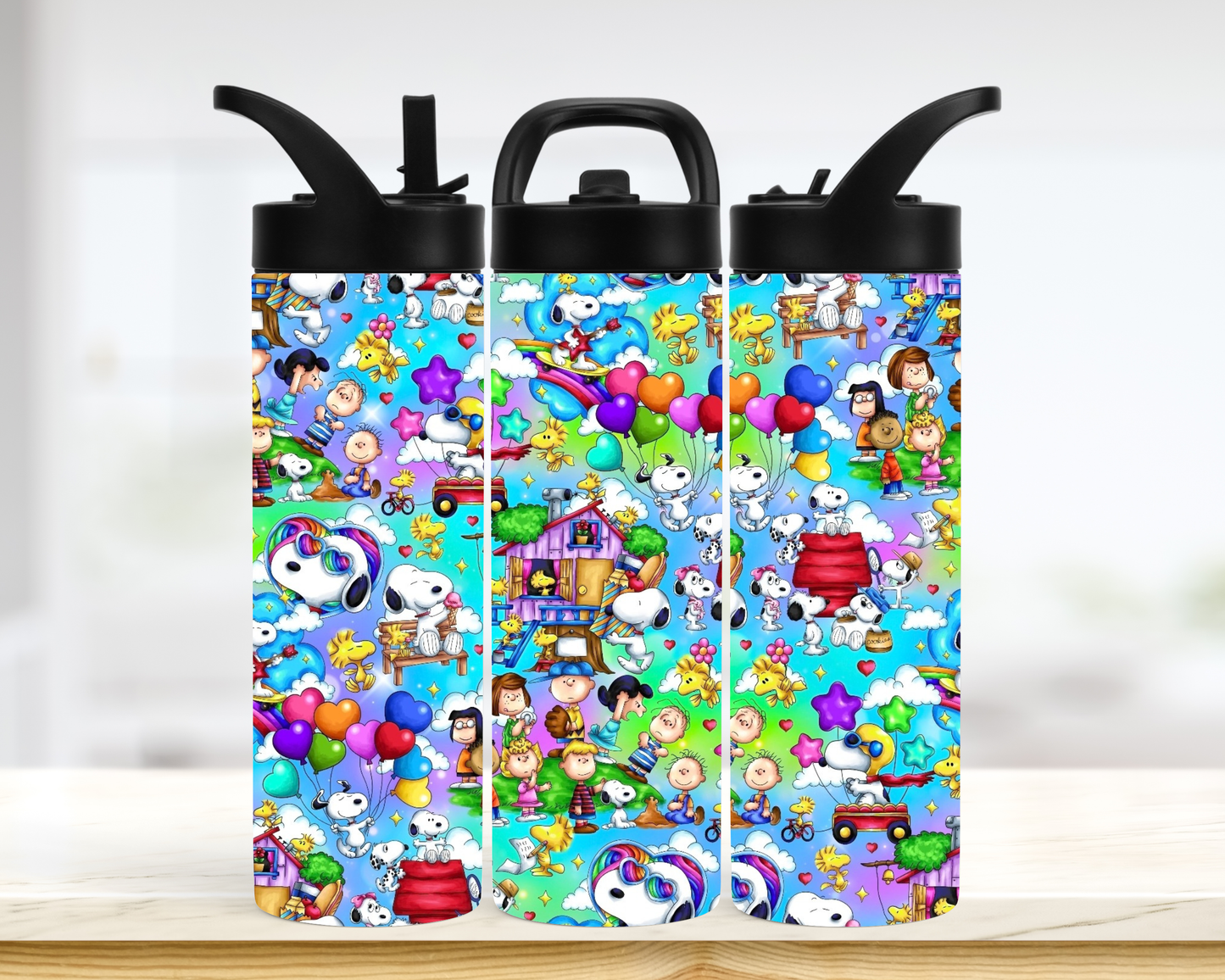 Tumbler - Chien blanc et Noir 02