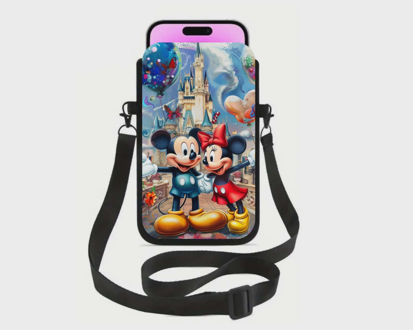 📱 Sac à cellulaire sublimé – Souris