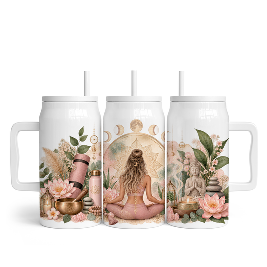 Tasse isotherme 50 oz - Zeniture Rose