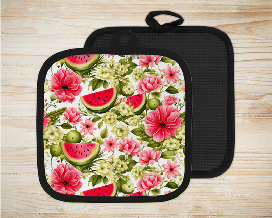 ✨️ Sous-plat sublimé - Melon et fleurs