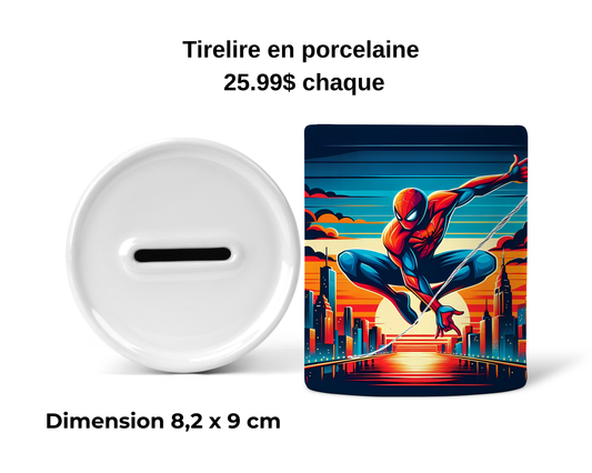 Tirelire - Homme-Araignée