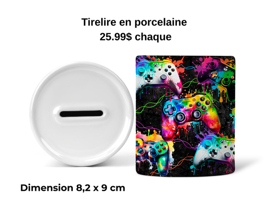 Tirelire - Gamer